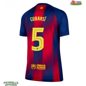 Barcelona Pau Cubarsi #5 Hemmatröja Kvinnor 2025-26 Kortärmad